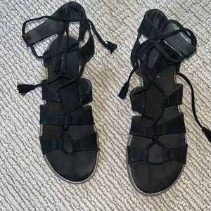 Black sandals